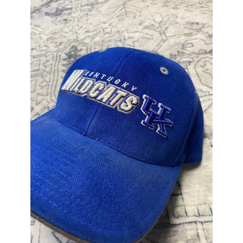 Vintage Kentucky‎ Wildcats Blue Starter Adjustable Hat Mens Team UK University
